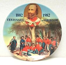 GIUSEPPE GARIBALDI EROE DEI DUE MONDI PIATTO CELEBRATIVO CENTENARIO 1882 - 1992