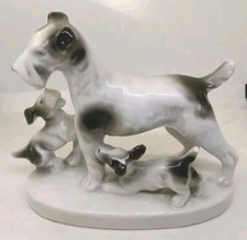 Vintage Fox Terrier Dog With