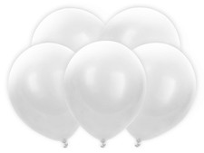 5 palloni Bianchi luminosi -