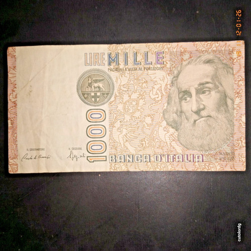 Banconote lire italiane - 🦅,