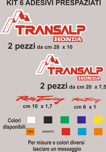 Adesivi honda transalp vinile - ,