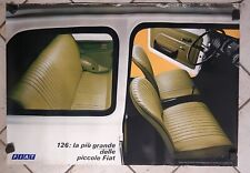 MANIFESTO AUTO FIAT 126 ANNO