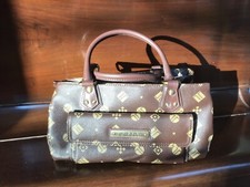 Borsa donna Lancetti marrone a mano a spalla