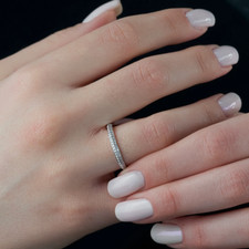 Fascia con diamanti matrimonio