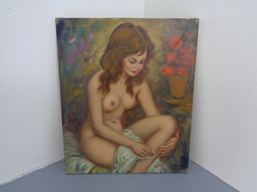 60s dipinto olio - dipinto,