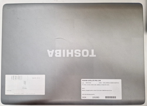 Toshiba satellite pro l300 - toshiba,