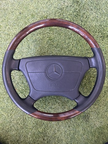 Volante madera piel - volante, mercedes