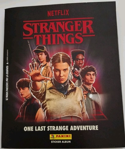 Panini stranger things album - panini,
