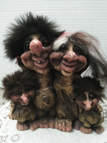Vintage figurina nyform troll - figurina,
