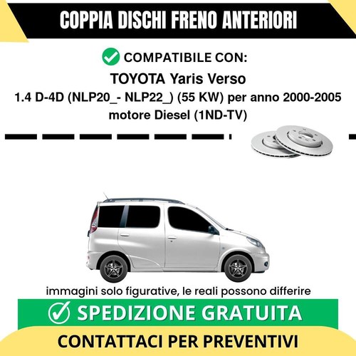 Coppia dischi freno anteriori - dischi,