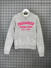 Felpa girocollo uomo Dsquared2 grande logo taglia M