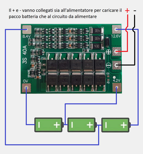 Bms 40a per - bms,
