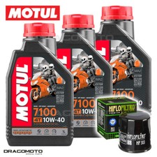 Honda CB 750 F2 1991-2003 Tagliando Olio Motul 7100 4T 10W-40 3 litri filtro