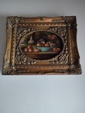 Dipinto Olio Su Tavola Di