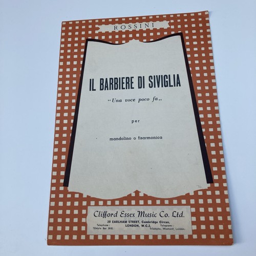 Spartito rossini barbiere - spartito, il