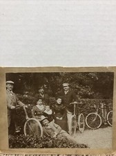 ORIGINALE armadio cartolina foto VINTAGE biciclette 1899 Rosenberg