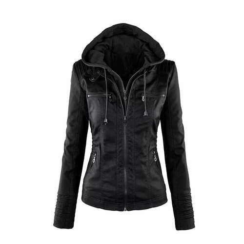 Giacca simil pelle giubbino - pelle,
