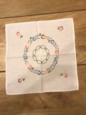 Centrino In Puro Cotone Bianco