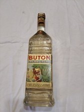 Crema Cacao BUTON 75cl con sigillo Stella ed etichetta monopolio originale 1960