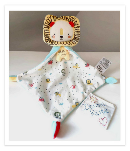 Doudou mon petit lion jaune - doudou,