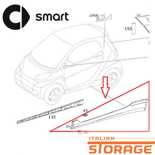 Smart fortwo 451 minigonna - smart,