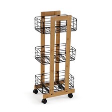 Carrello in Legno con Cestini