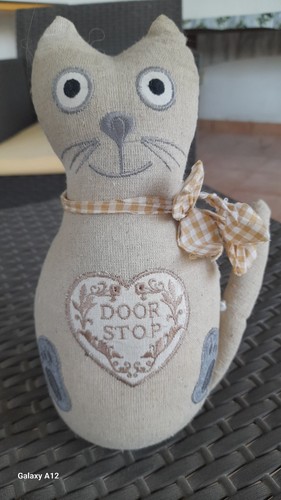 Gatto fermaporta vacchetti - gatto,