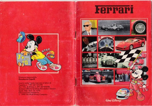 Album figurine ferrari walt - album,