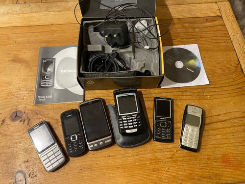 Collection old mobile - of,