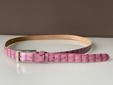 CINTURA DONNA/RAGAZZA ROSA STAMPA COCCO