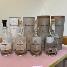 Porto Graham’s 75cl - 4 bottiglie vuote + 4 Astucci