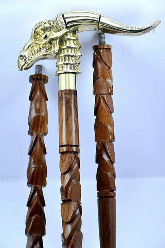 Bastone legno stile antico - in,