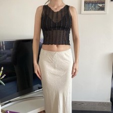 Italian Vintage Black Sheer