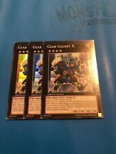 YUGIOH 3x Super Rare Gear