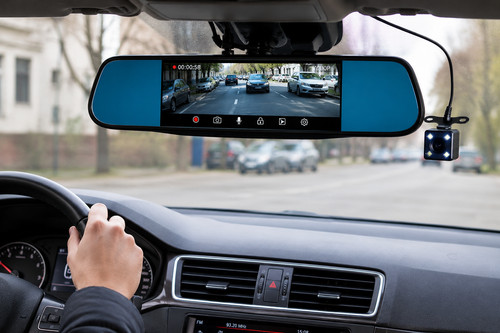 Dash cam specchietto - dash, con