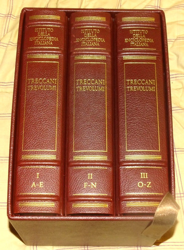 Treccani trevolumi rara - treccani,