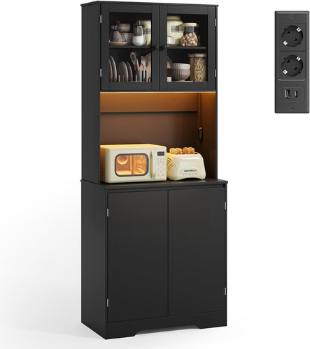 Credenza cucina alta con led - cucina,