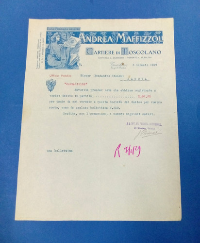 Andrea maffizzoli cartiere - cartiere, di
