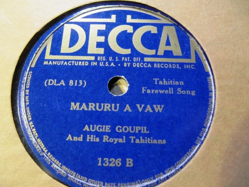 1937 tahiti augie goupil - goupil, royal