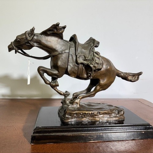 Antica scultura bronzo cavallo - bronzo,