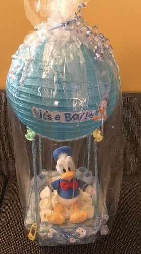 Mongolfiera blu disney torta - blu,