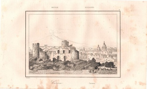 Catania veduta panoramica - catania, etna