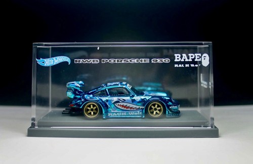 Hot wheels porsche 930 rwb - hot, blu