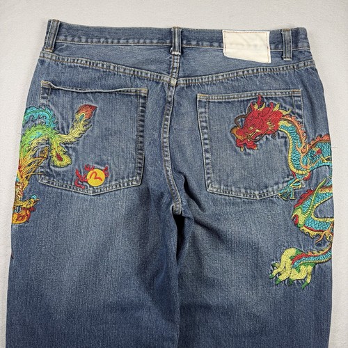 Evisu dragon ricamato y2k - dragon,