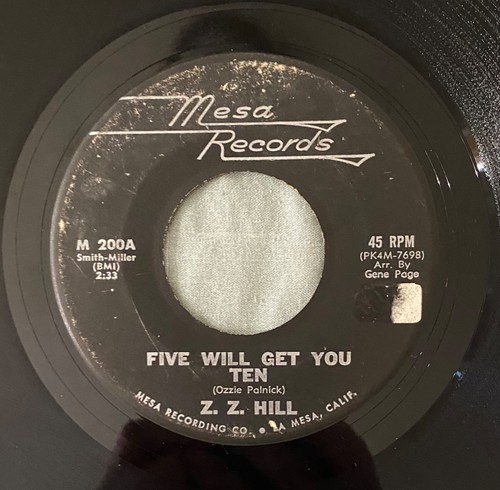 Hill five will get you - z.z., hill-five