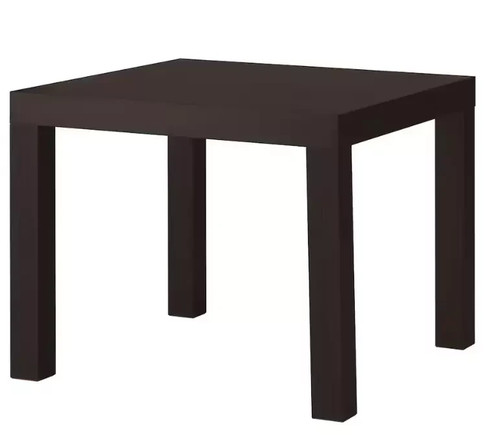 Tavolino nero moderno quadrato - nero,