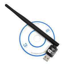 ADATTATORE DI RETE WIRELESS CHIAVETTA MINI USB CON ANTENNA WIFI PER PC DECODER