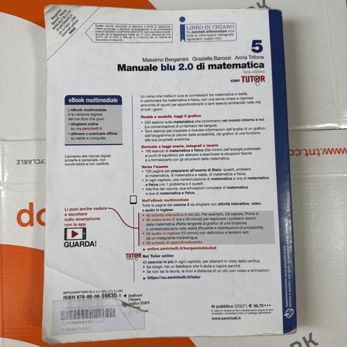 Manuale blu di matematica - di,