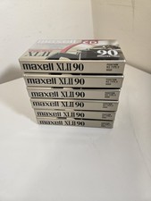6 NEW Maxell Audio Cassette