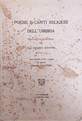 Grifoni oreste poesie canti - poesie, e
